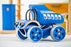 Легка, стильна, стрімка та вражаюча машинка з бамбука - бамбуТачка - "E-Truck  Blue"