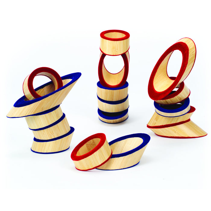 Іграшка дерев'яна головоломка балансир «Totter Tower»-з Hape Bamboo Collection