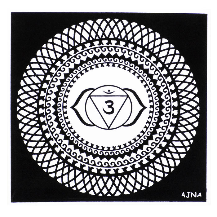 Розмальовки "Mandala" з рельєфним оксамитовим контуром  «AJNA»