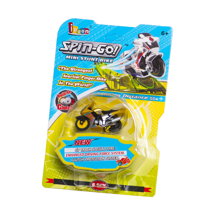 Іграшка інерційний мотоцикл Spin-Go "Mini Stunt Bike"-жовтий