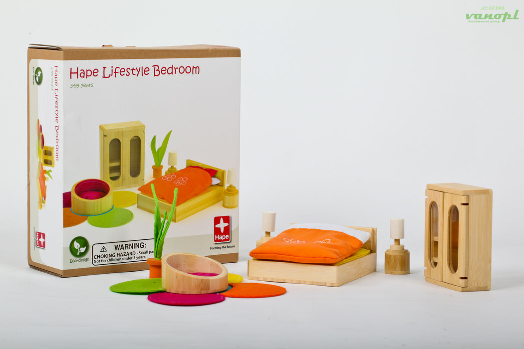 Дерев'яна іграшка набір меблів "Lifestyle Bedroom"