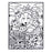 Розмальовка із оксамитовим рельєфним контуром та набором фломастерів 12 шт. "Carioca" «Dog and kittens»
