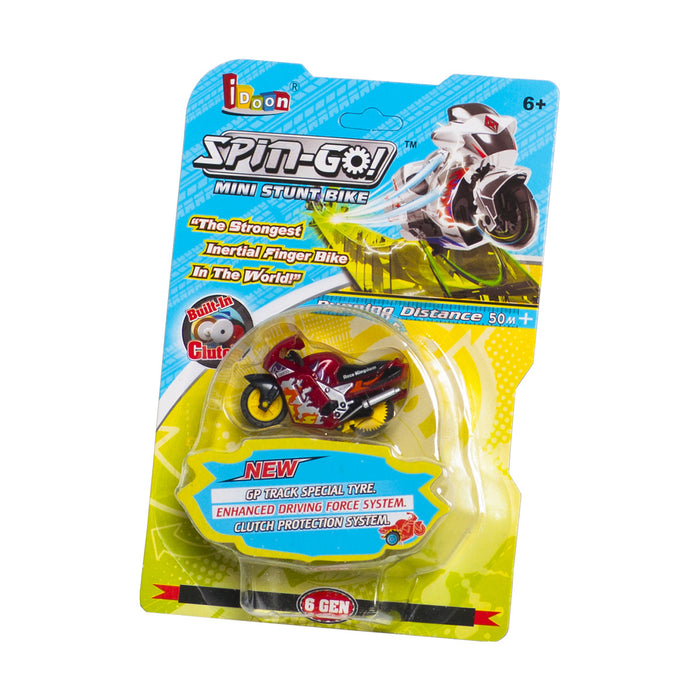 Іграшка інерційний мотоцикл Spin-Go "Mini Stunt Bike"- червоний