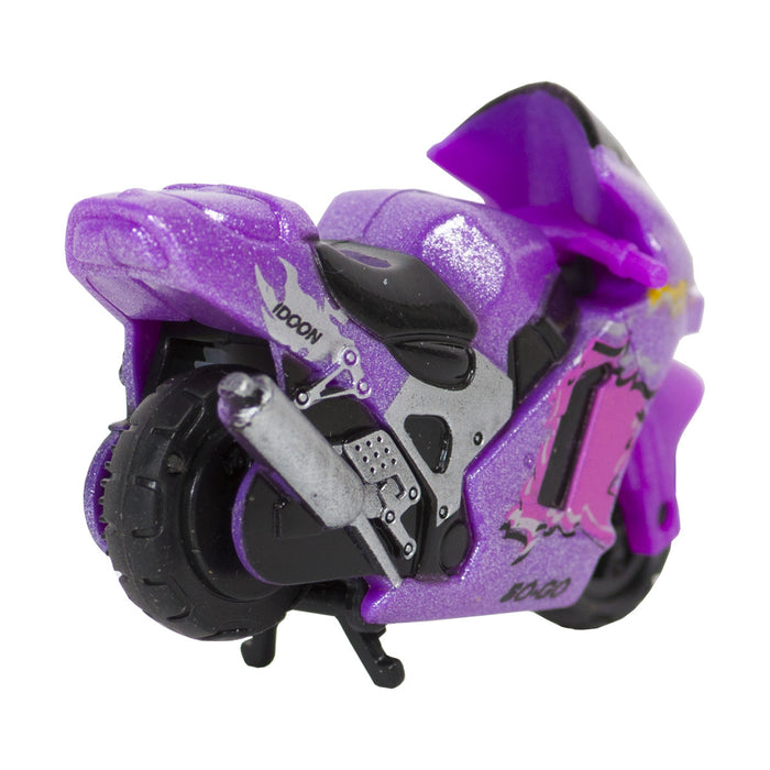 Іграшка інерційний мотоцикл Spin-Go "Mini Stunt Bike"- фіолетовий