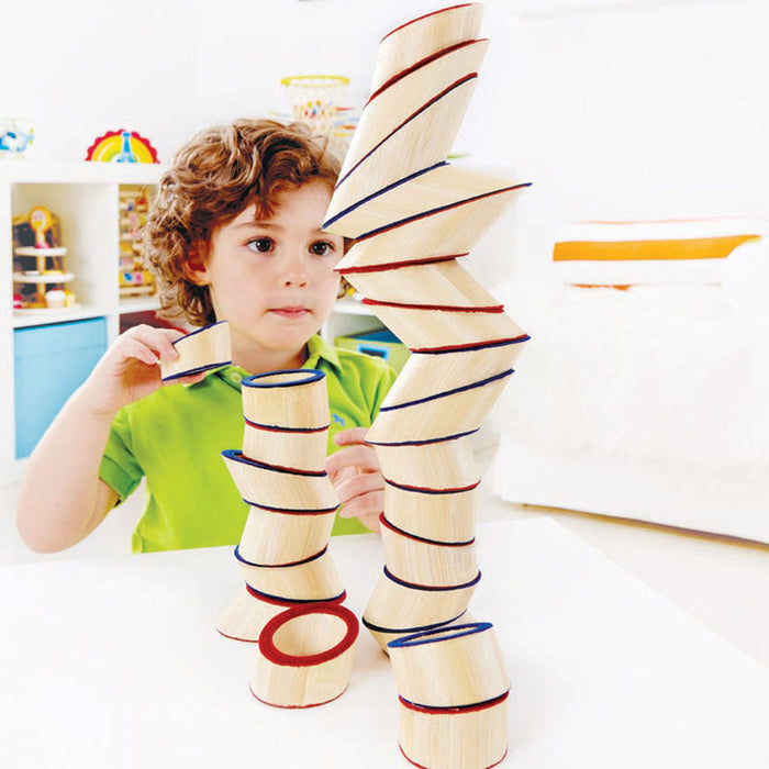 Іграшка дерев'яна головоломка балансир «Totter Tower»-з Hape Bamboo Collection