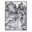 Розмальовка із оксамитовим рельєфним контуром та набором фломастерів 12 шт. "Carioca" «Geisha»