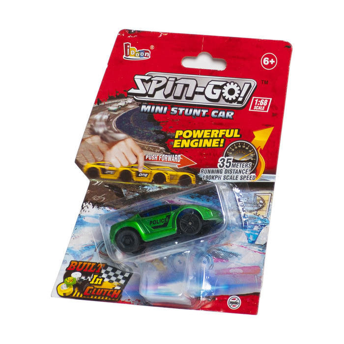 Іграшка інерційна машинка Spin-Go  "Mini Stunt Car"-зелена