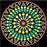 Colorvelvet - Розмальовка "Mandala" з рельєфним оксамитовим контуром «Harmony» без фломастерів