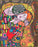 Colorvelvet - Розмальовка із оксамитовим рельєфним контуром «KLIMT KISS» без фломастерів