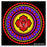 Colorvelvet - Розмальовка "Mandala" з рельєфним оксамитовим контуром «MULADHARA» без фломастерів