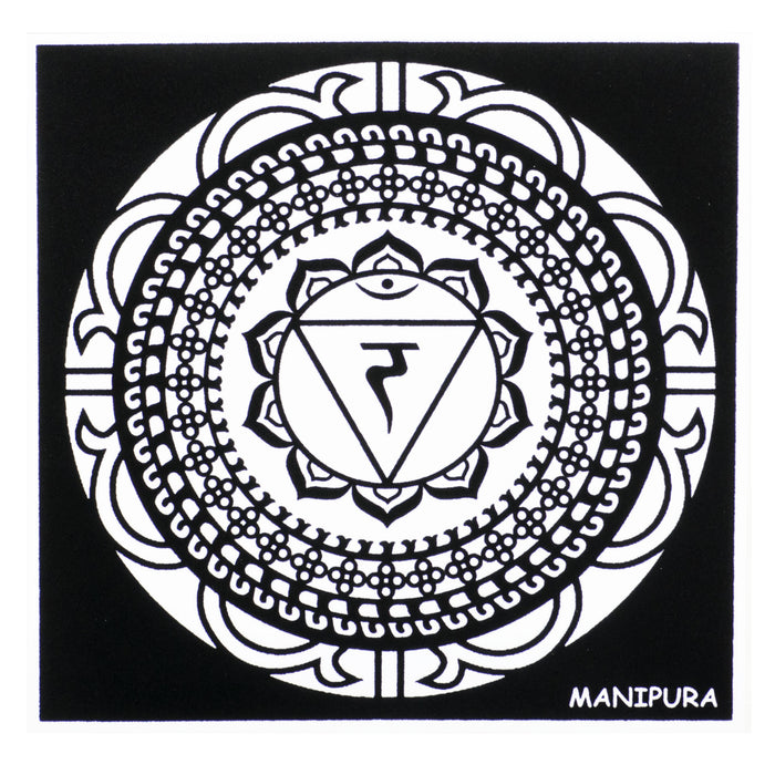 Розмальовки "Mandala" з рельєфним оксамитовим контуром «MANIPURA»