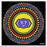 Colorvelvet - Розмальовка "Mandala" з рельєфним оксамитовим контуром «AJNA» без фломастерів