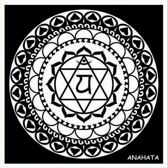 Colorvelvet - Розмальовка "Mandala" з рельєфним оксамитовим контуром «ANAHATA» без фломастерів