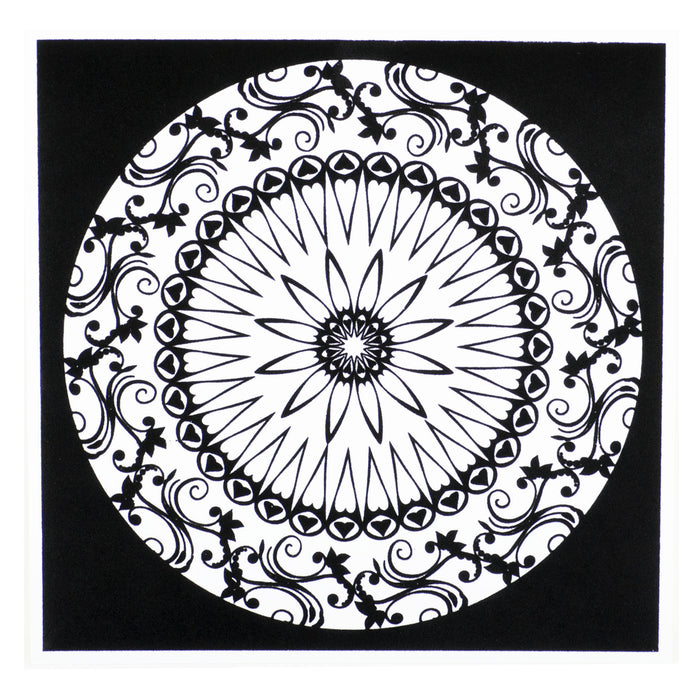 Розмальовки "Mandala" з рельєфним оксамитовим контуром «Emotional»