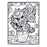 Розмальовка із оксамитовим рельєфним контуром та набором фломастерів  12 шт. "Carioca" «Van Gogh Sunflowers»