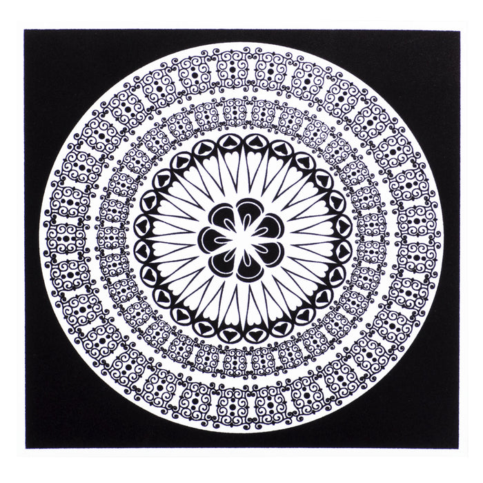 Розмальовки "Mandala" з рельєфним оксамитовим контуром «Affectivity»