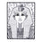 Розмальовка із оксамитовим рельєфним контуром та набором фломастерів 12 шт. "Carioca" «Egyptian pharaoh»