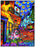 Colorvelvet - Розмальовка із оксамитовим рельєфним контуром та набором «VAN GOGH CAFE DE PARIS» без фломастерів
