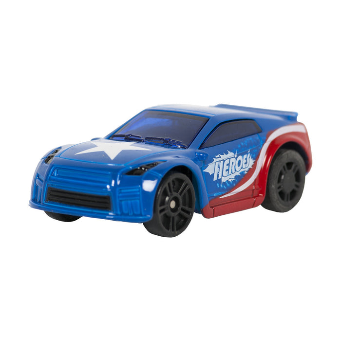 Іграшка інерційна машинка Spin-Go  "Mini Stunt Car"-синьо-червона