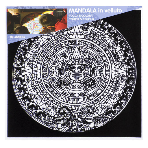 Розмальовки "Mandala" з рельєфним оксамитовим контуром  «Energy»