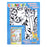 Розмальовка із оксамитовим рельєфним контуром та набором фломастерів 12 шт. "Carioca" «Egyptian cat»