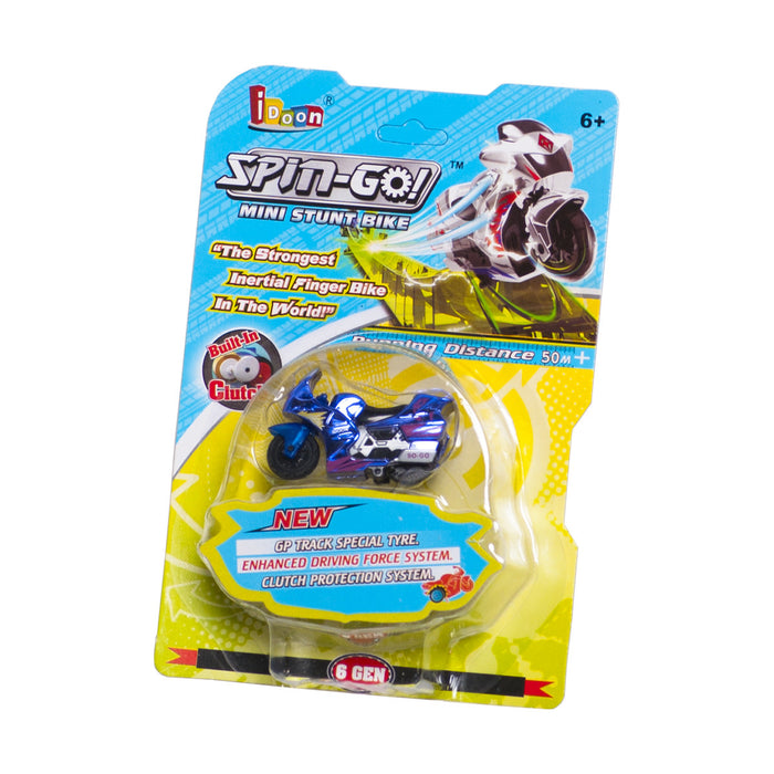 Іграшка інерційний мотоцикл Spin-Go "Mini Stunt Bike"-синій