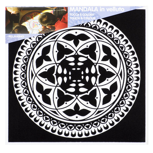 Розмальовки "Mandala" з рельєфним оксамитовим контуром «Balance»